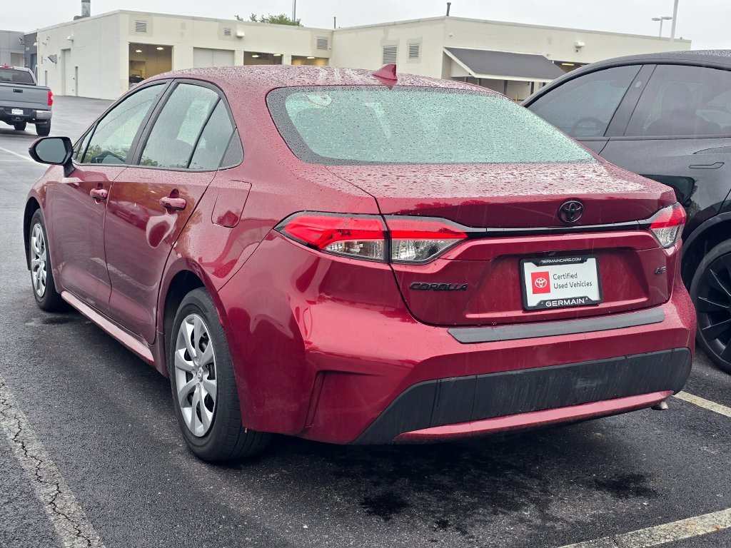 Certified Used 2022 Red Toyota LE image 6