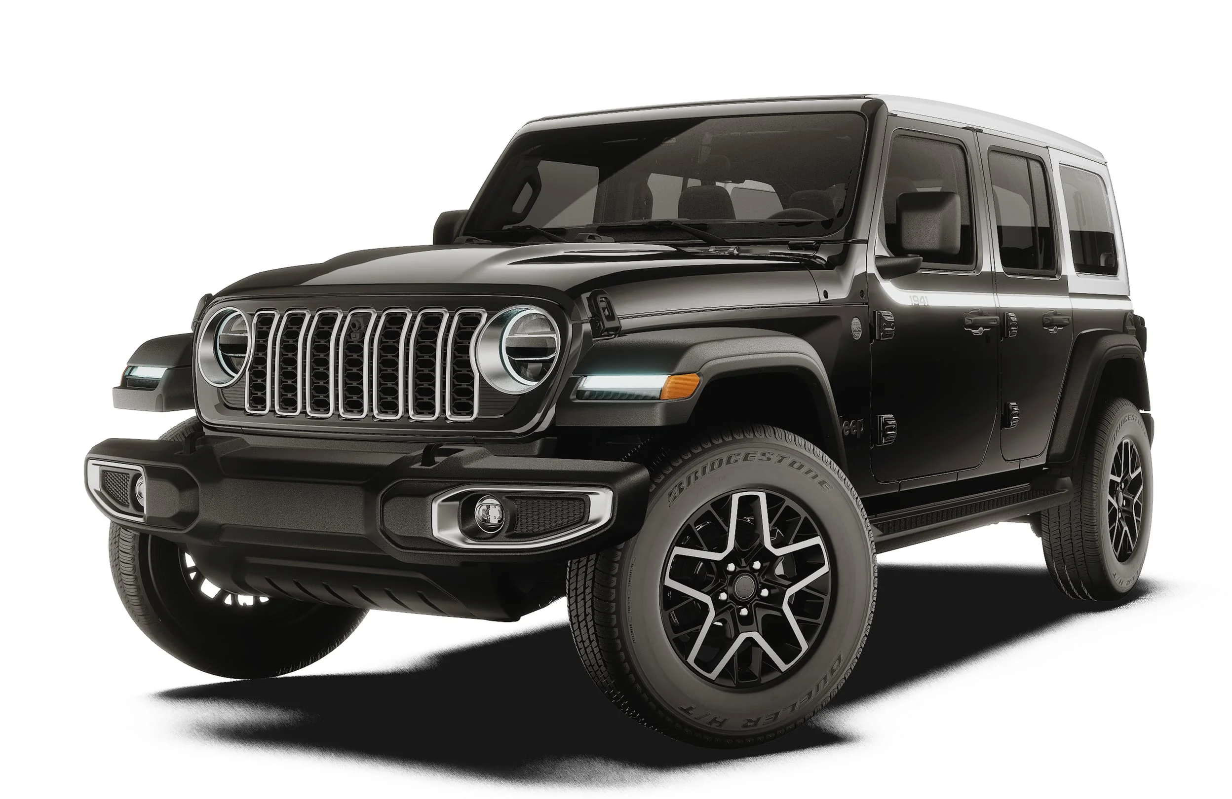 New 2027 Black Clear-Coat Paint Jeep Sahara image 1