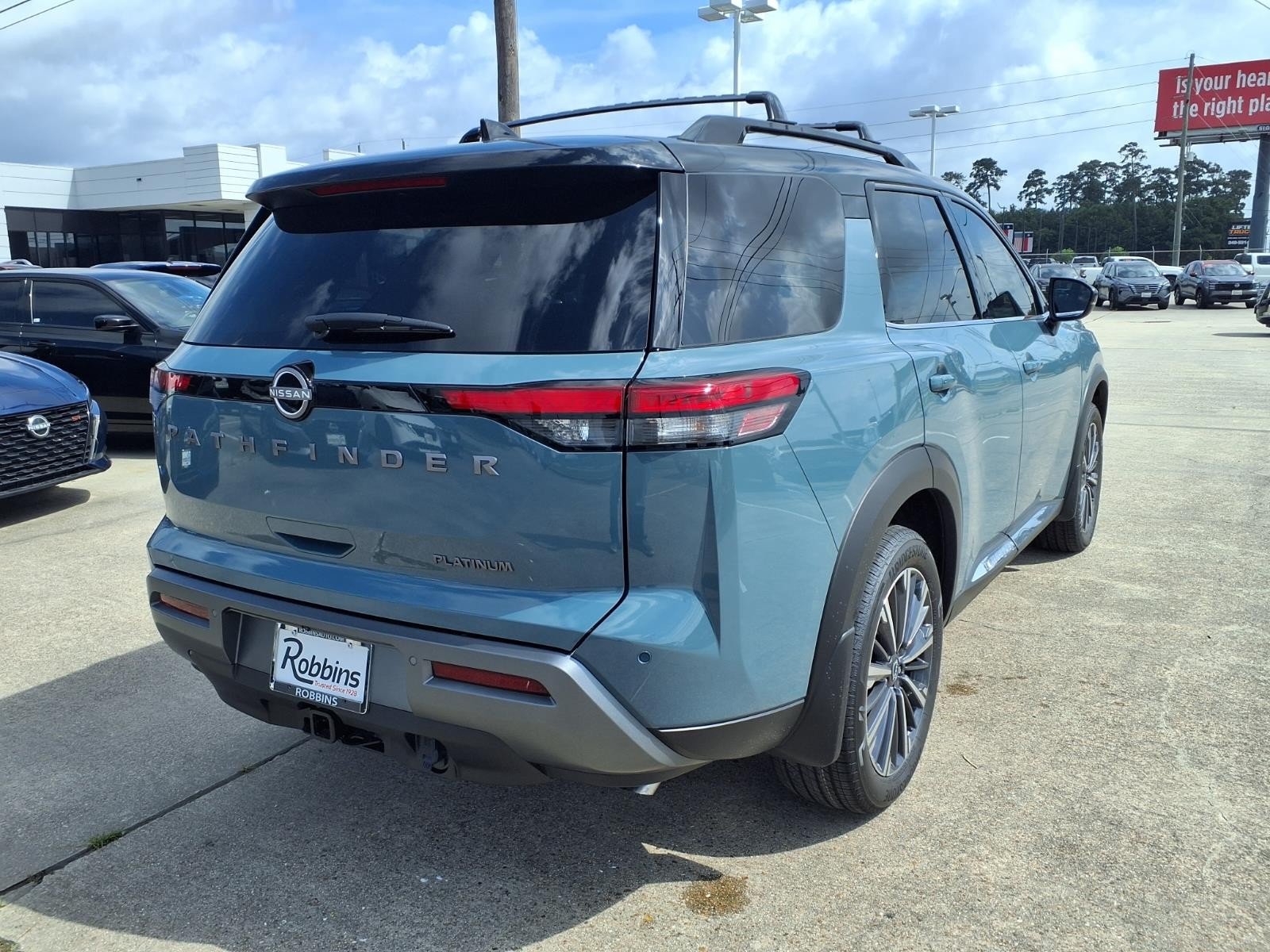 2026 Nissan Pathfinder Platinum Green at Robbins Nissan