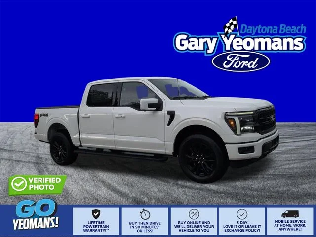 New 2026 Star White Metallic Tri-Coat Ford Lariat® image 1