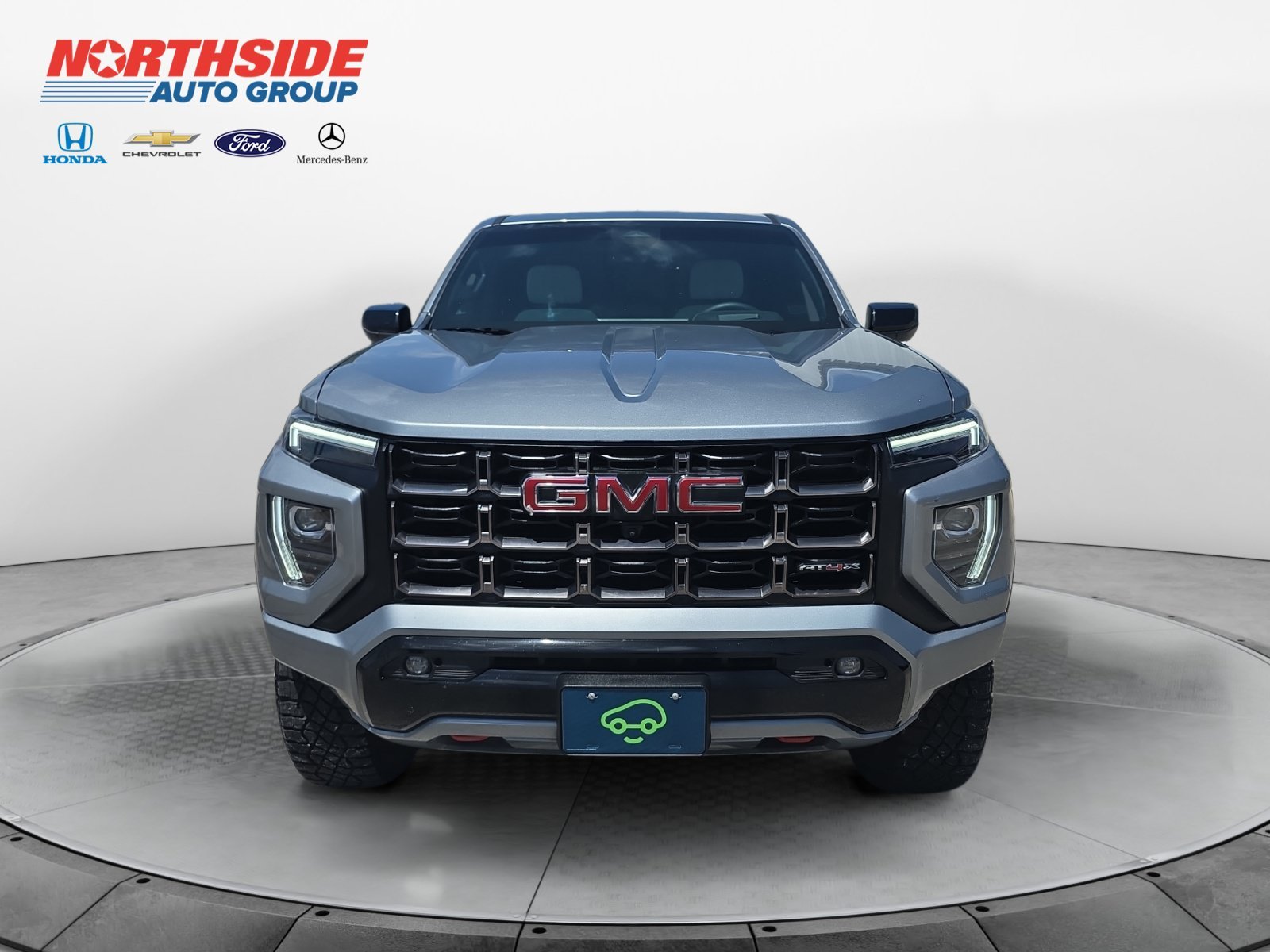 Used 2024 Sterling Metallic GMC 4WD AT4X image 2
