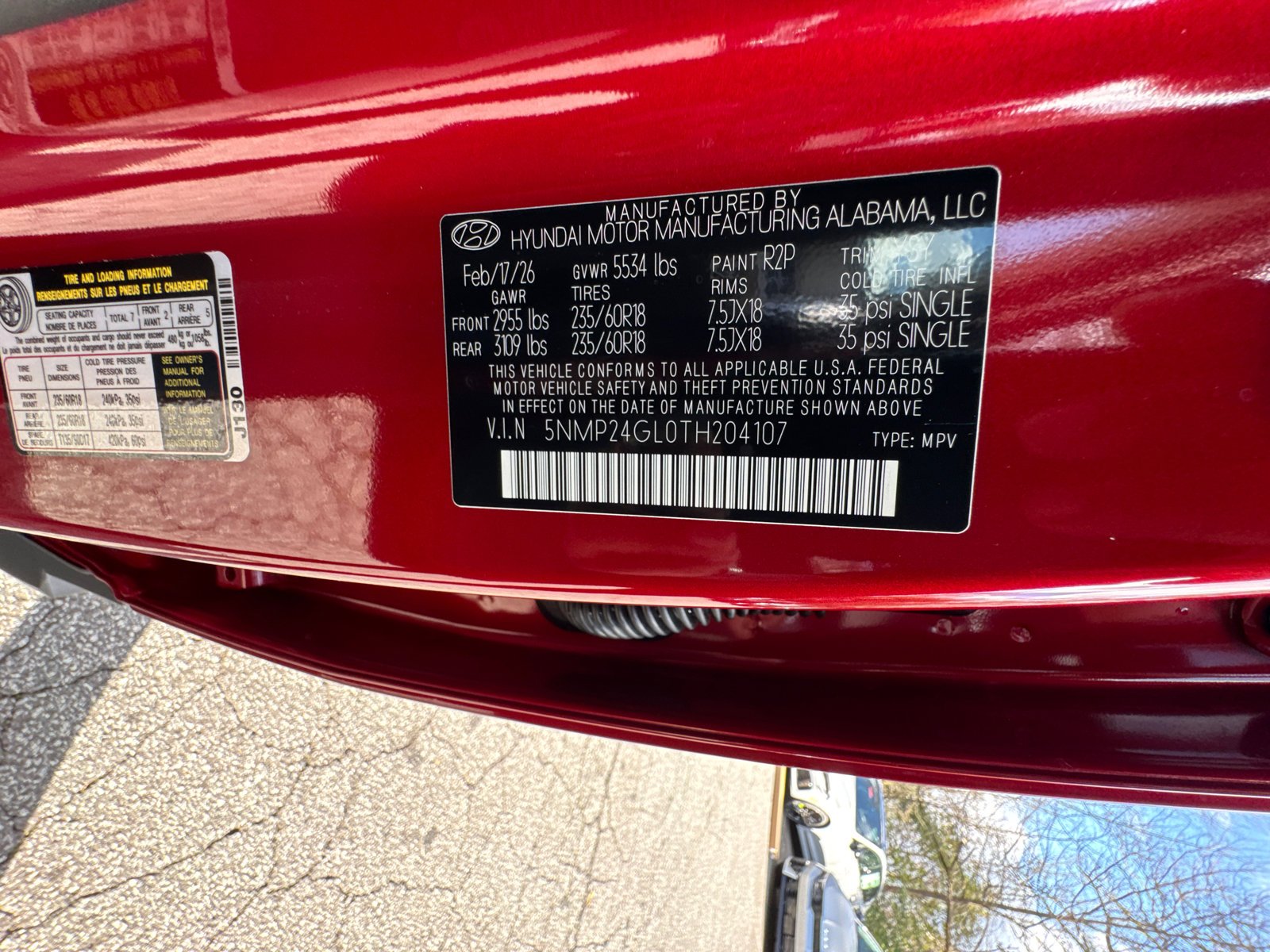 New 2026 Ultimate Red Hyundai SEL image 27