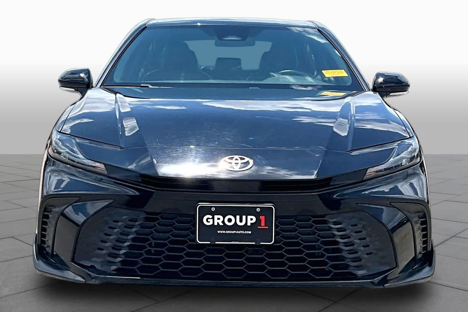 Used 2025 Midnight Black Metallic Toyota SE image 4