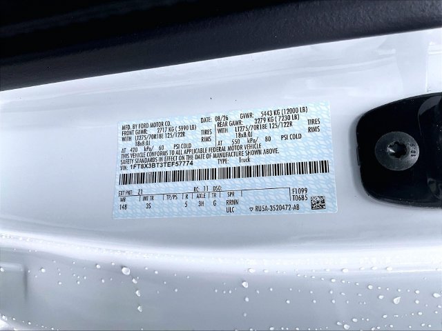 New 2026 Oxford White Ford F-350® XLT image 14