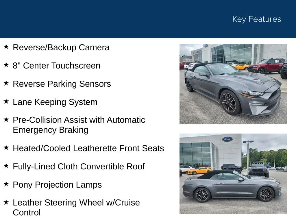 Used 2022 Gray Metallic Ford EcoBoost Premium image 11