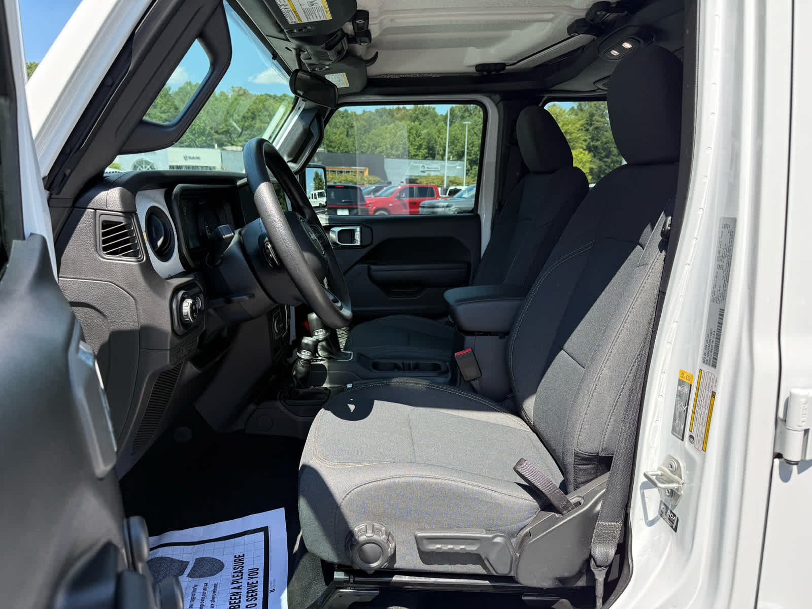 Used 2024 Bright White Clearcoat Jeep Sport image 12