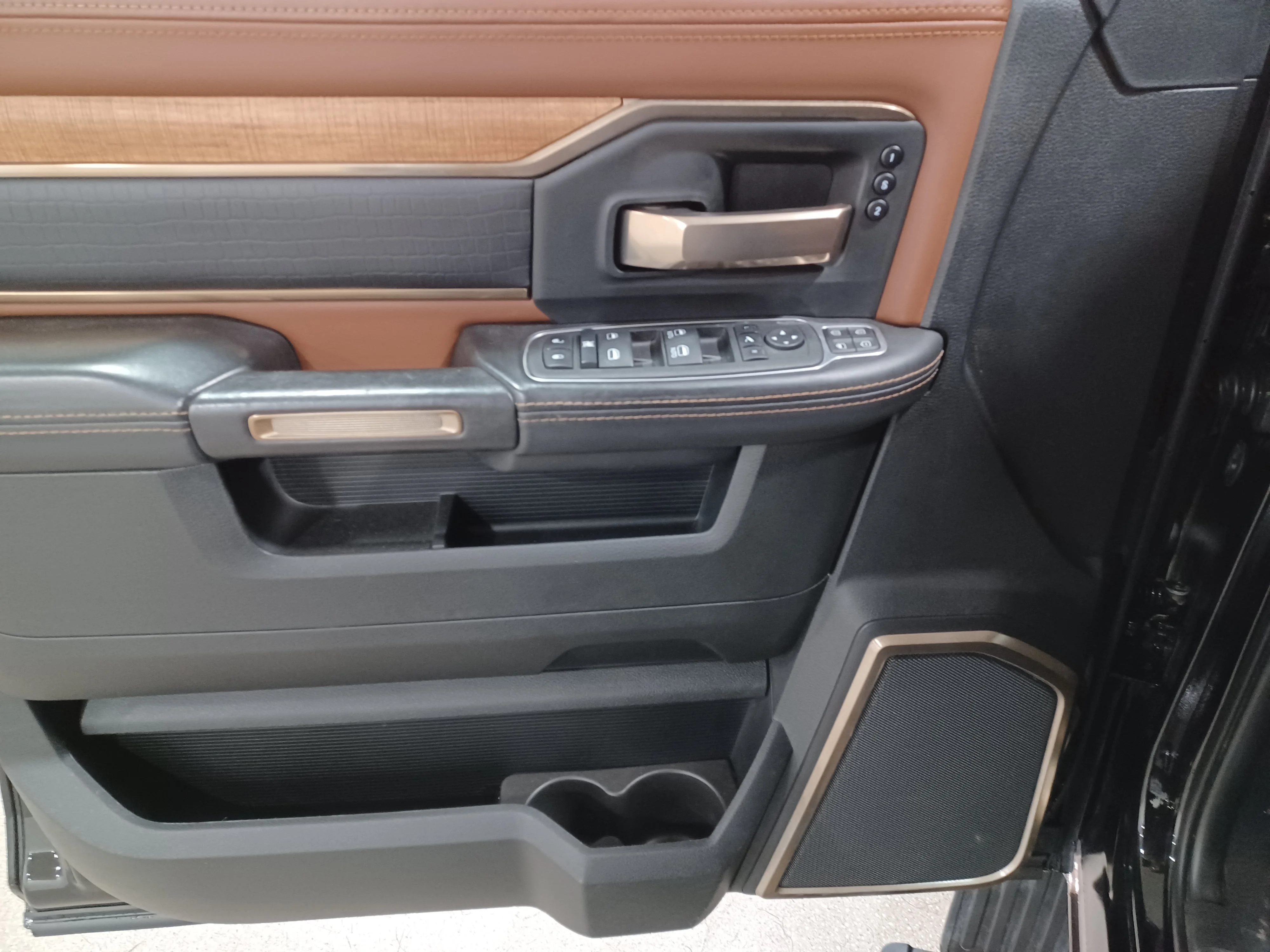 Certified Used 2024 Black Ram Limited Longhorn*6.7L Cummins | 35in Tires | Level | Nav | 360 Cam | Sunroof | Htd Whl | Pwr Boards image 8