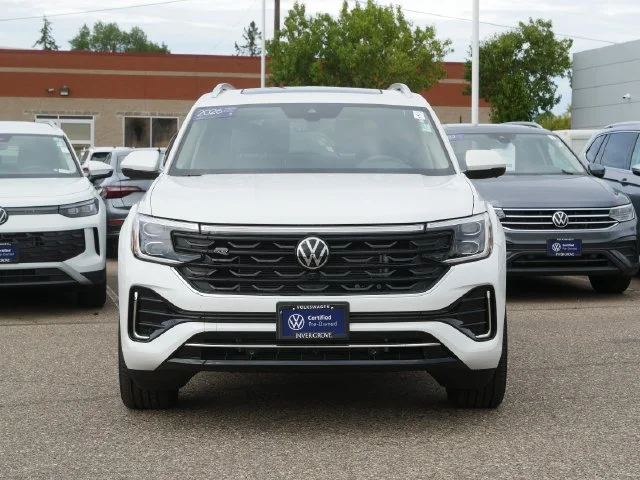Certified 2026 Volkswagen Atlas SEL Premium R-Line with VIN 1V2FN2CA8TC505796 for sale in Inver Grove Heights, Minnesota