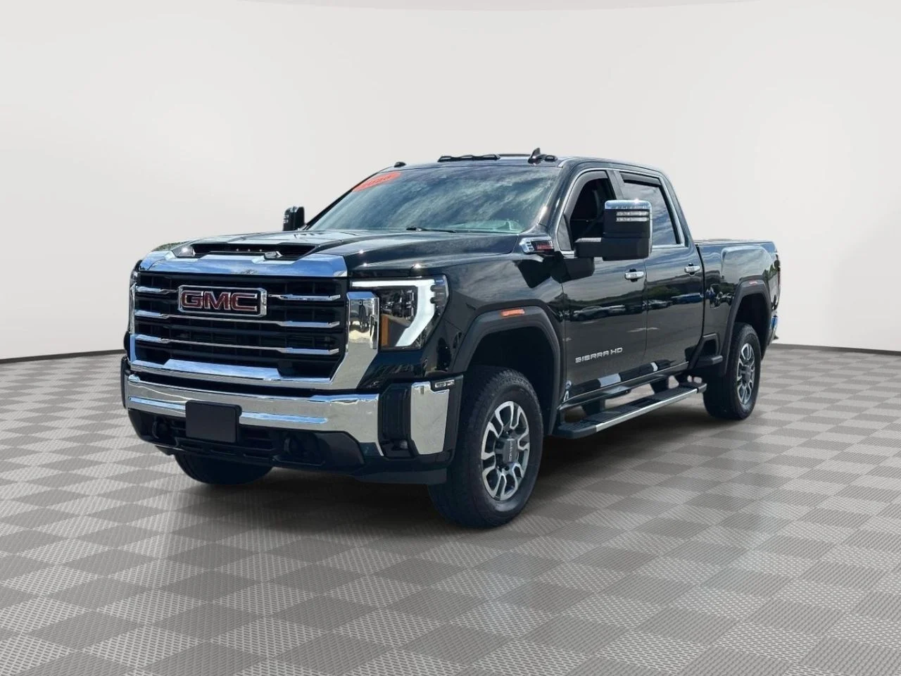 Used 2024 Onyx Black GMC 4WD Crew Cab Standard Bed SLT image 7