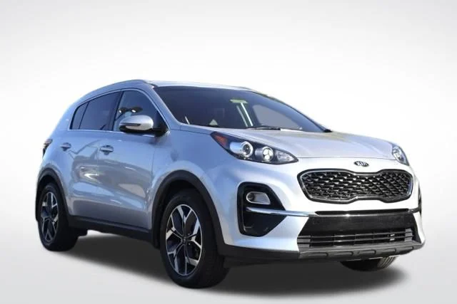 Used 2020 Silver Kia EX image 1