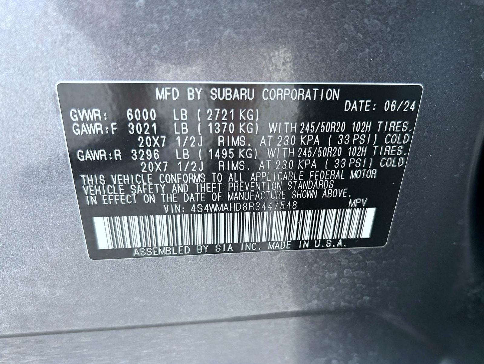 Used 2024 Gray Subaru Onyx Edition image 27