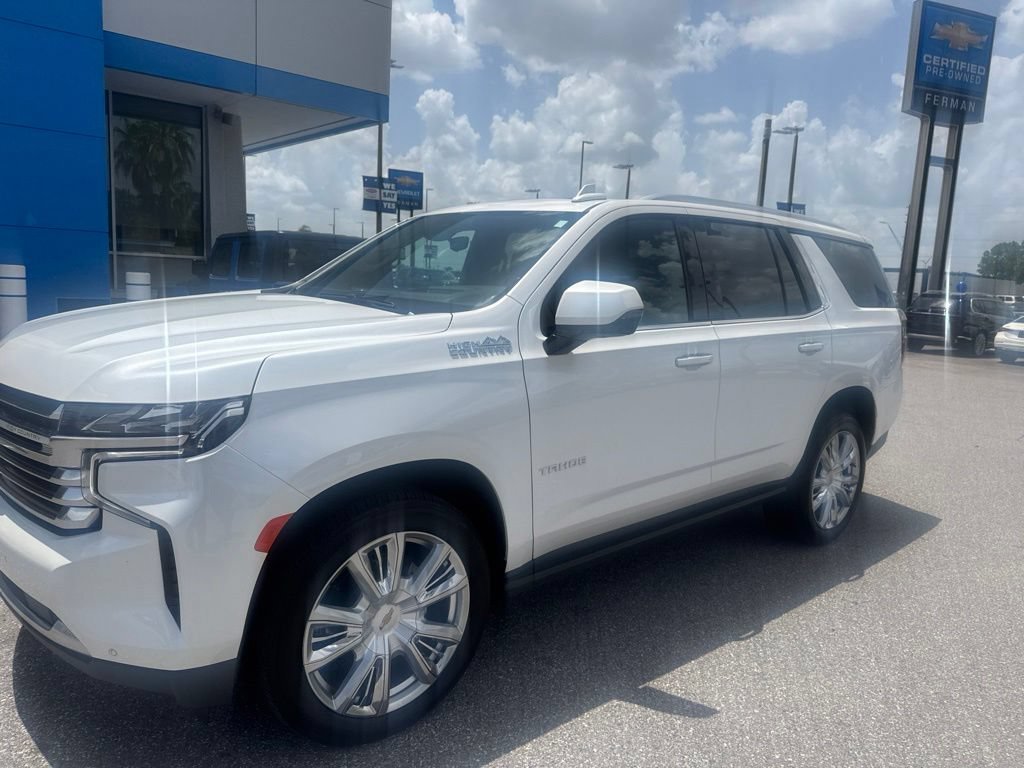 Used 2023 Iridescent Pearl Tricoat Chevrolet High Country image 1