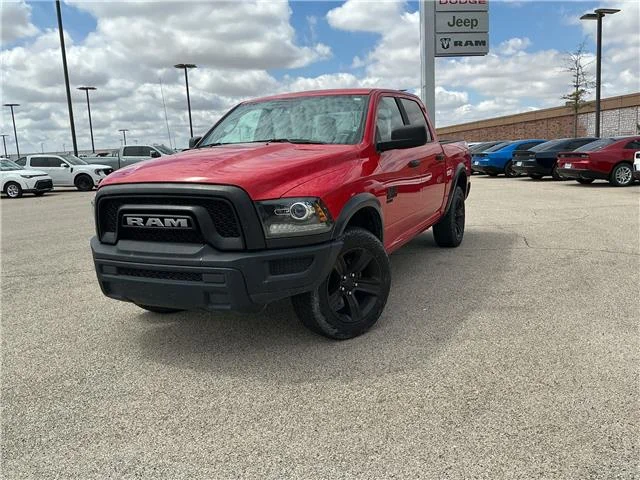 Used 2024 Flame Red Clearcoat RAM SLT 4x4 Crew Cab 5.6 ft. box 140 in. WB image 3