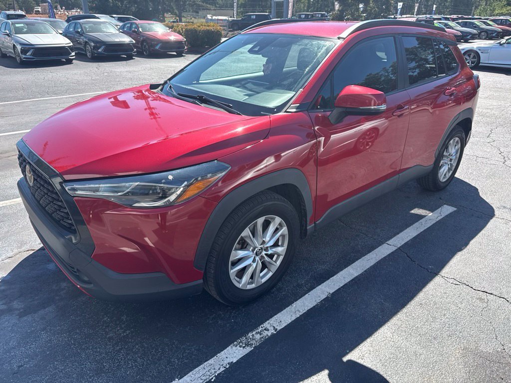 Used 2022 Red Toyota LE image 1