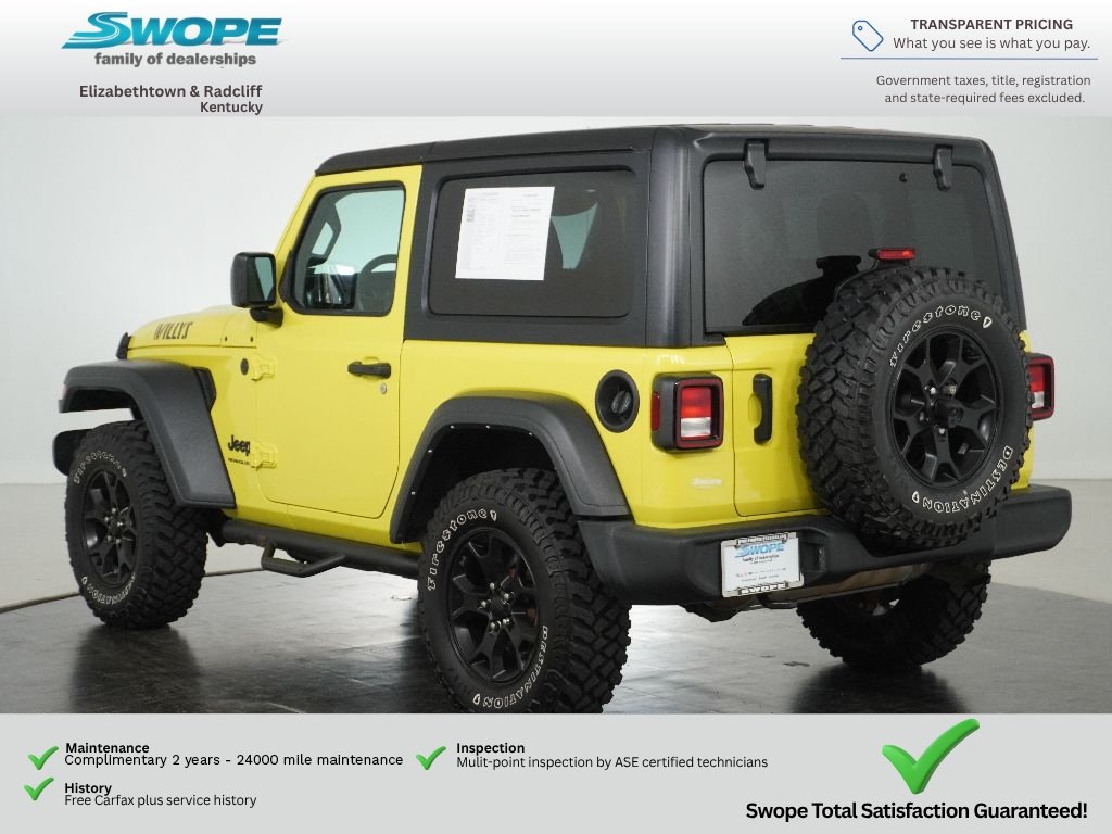 Used 2023 High Velocity Clearcoat Jeep Willys image 5