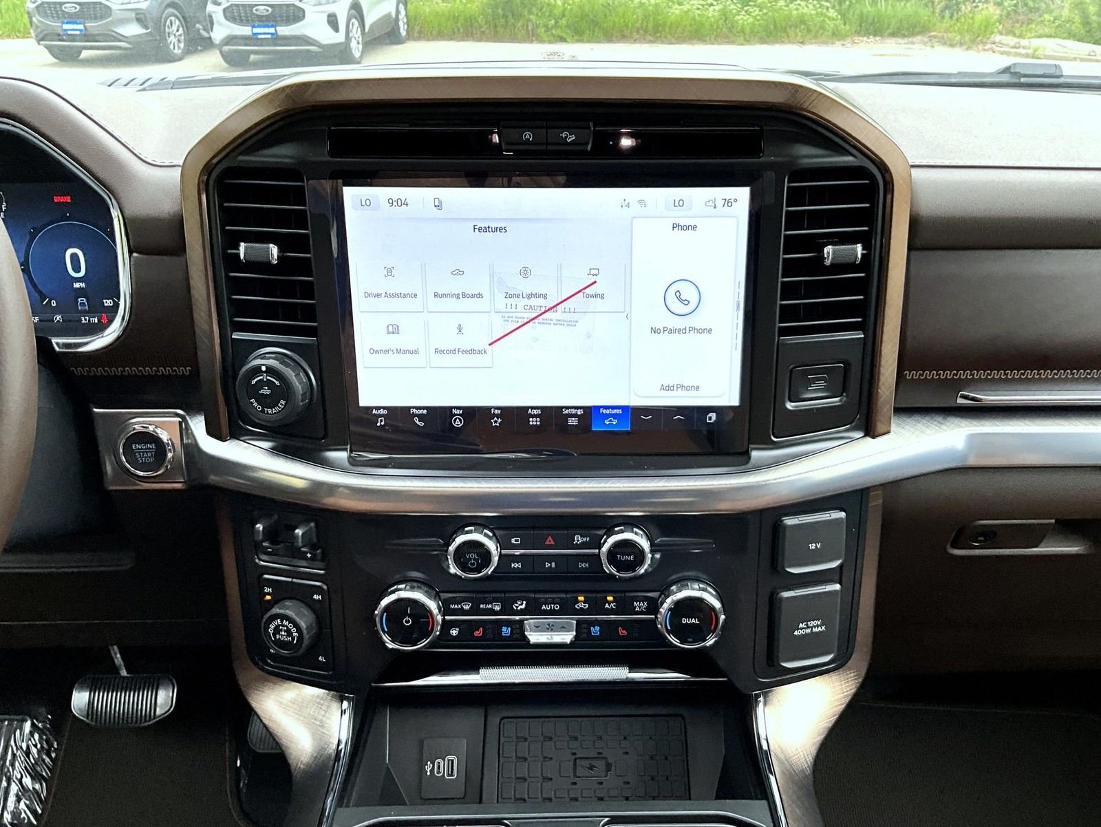 New 2026 Star White Metallic Tri-Coat Ford King Ranch image 15
