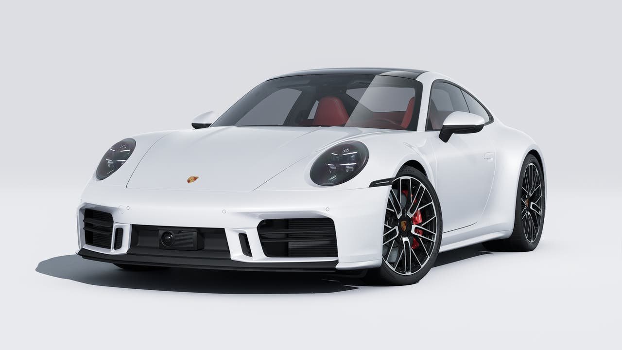 New 2026 Ice Grey Metallic Porsche Carrera 4S image 1