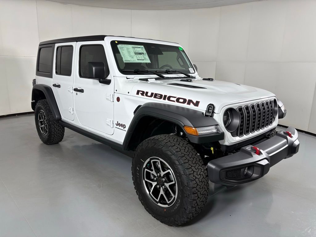 New 2026 Bright White Clearcoat Jeep Rubicon image 2