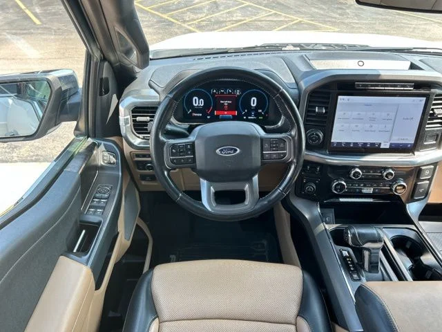 Used 2021 White Metallic Ford Lariat image 23