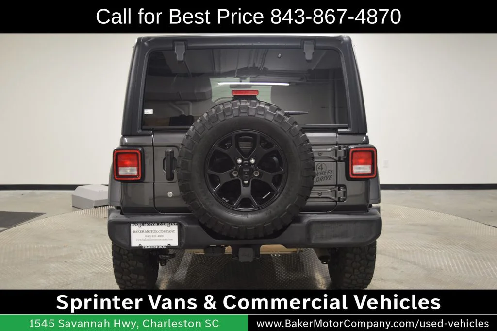Used 2022 Gray Jeep Unlimited Willys image 4