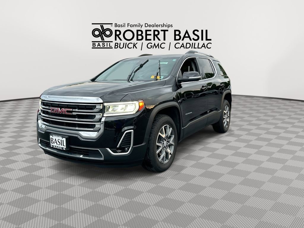 Used 2023 Ebony Twilight Metallic GMC SLT image 4