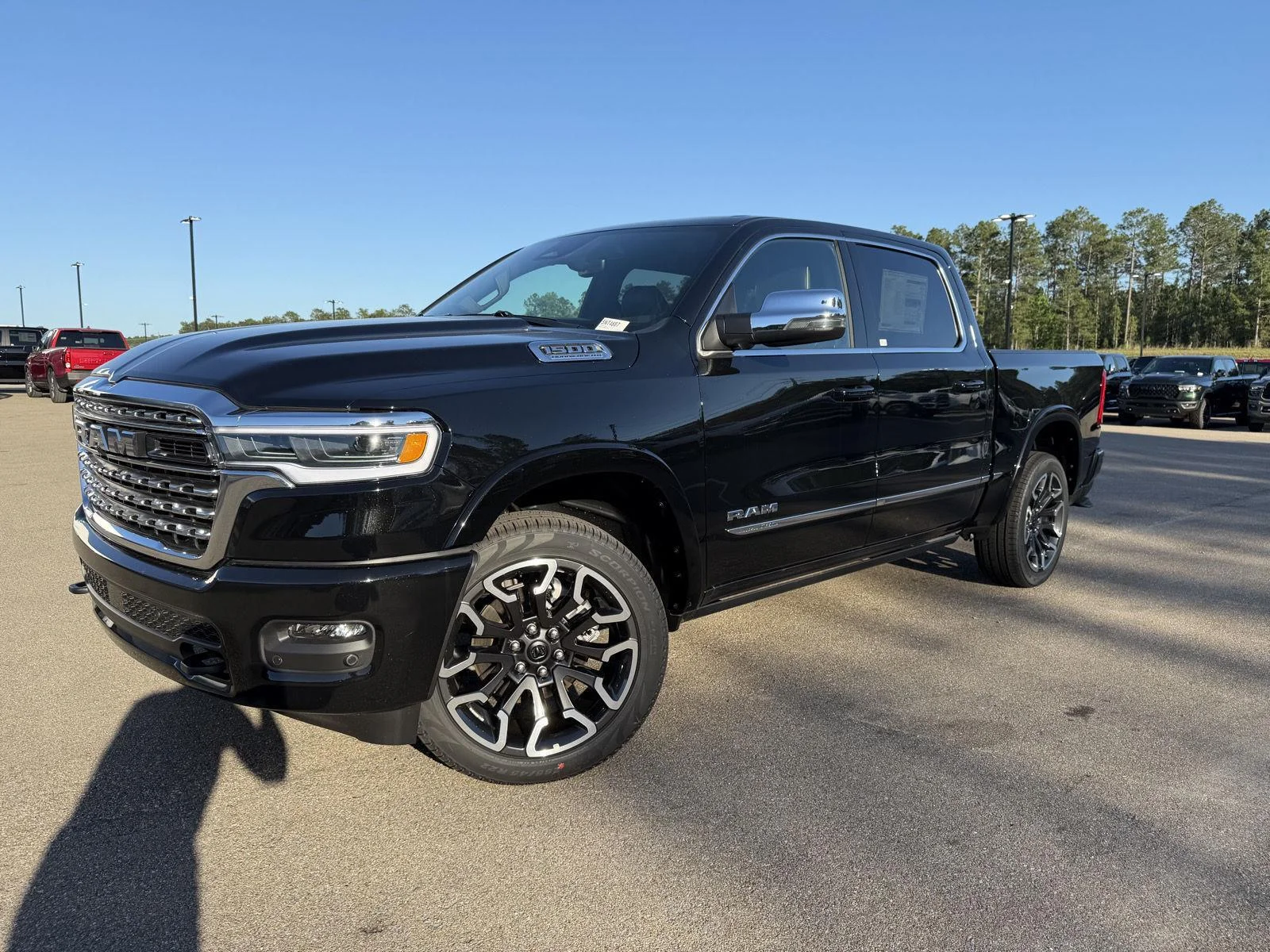 New 2026 Diamond Black Crystal Pearl-Coat Exterior Paint RAM Limited image 1