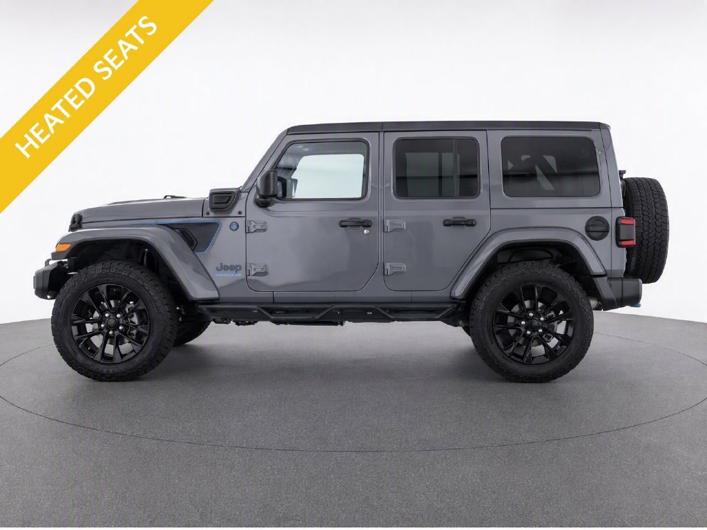 Used 2022 Gray Jeep Unlimited Sahara 4xe image 6