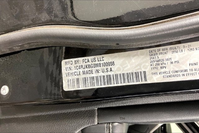 Used 2021 Black Jeep Limited image 4