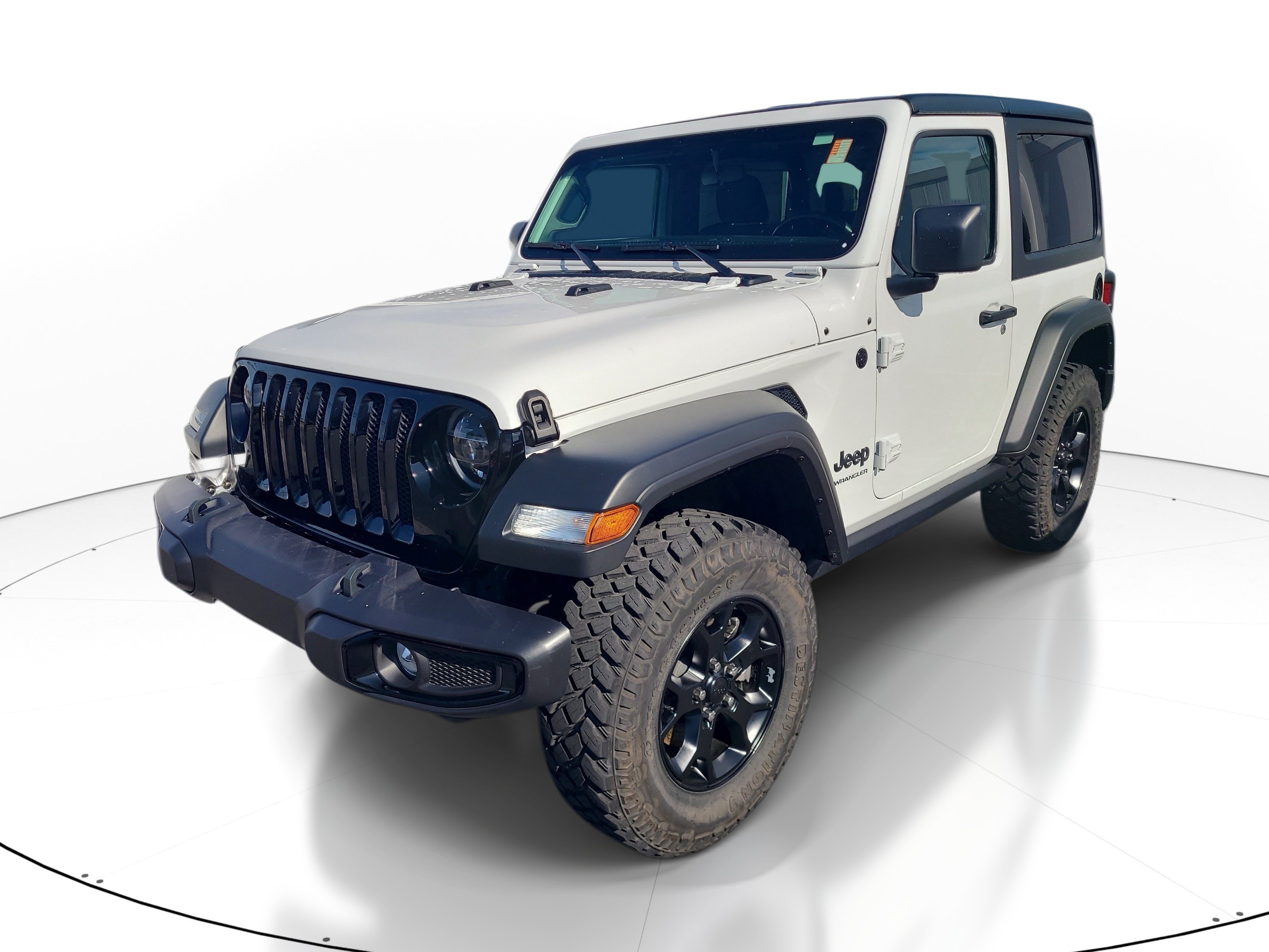 Used 2021 Bright White Clearcoat Jeep Willys image 3