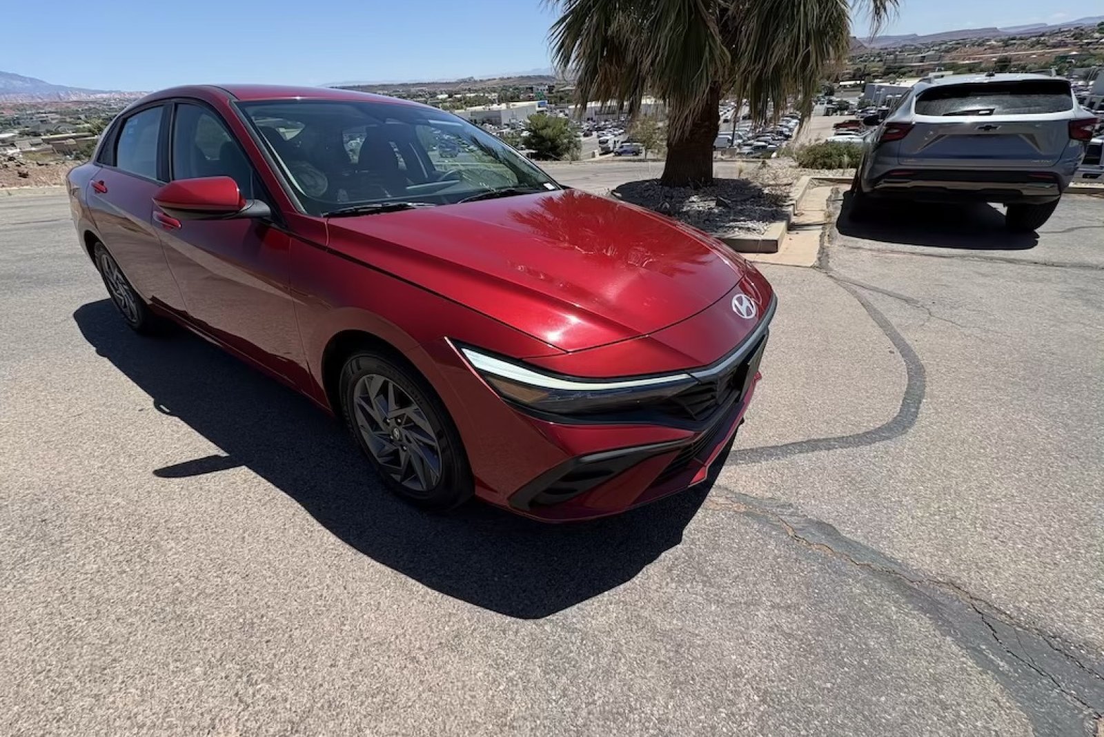 Used 2024 Ultimate Red Hyundai SEL image 8