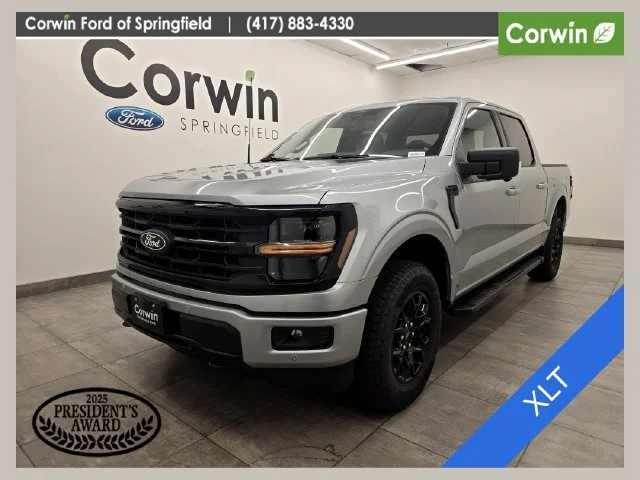 New 2026 Iconic Silver Metallic Ford XLT image 1