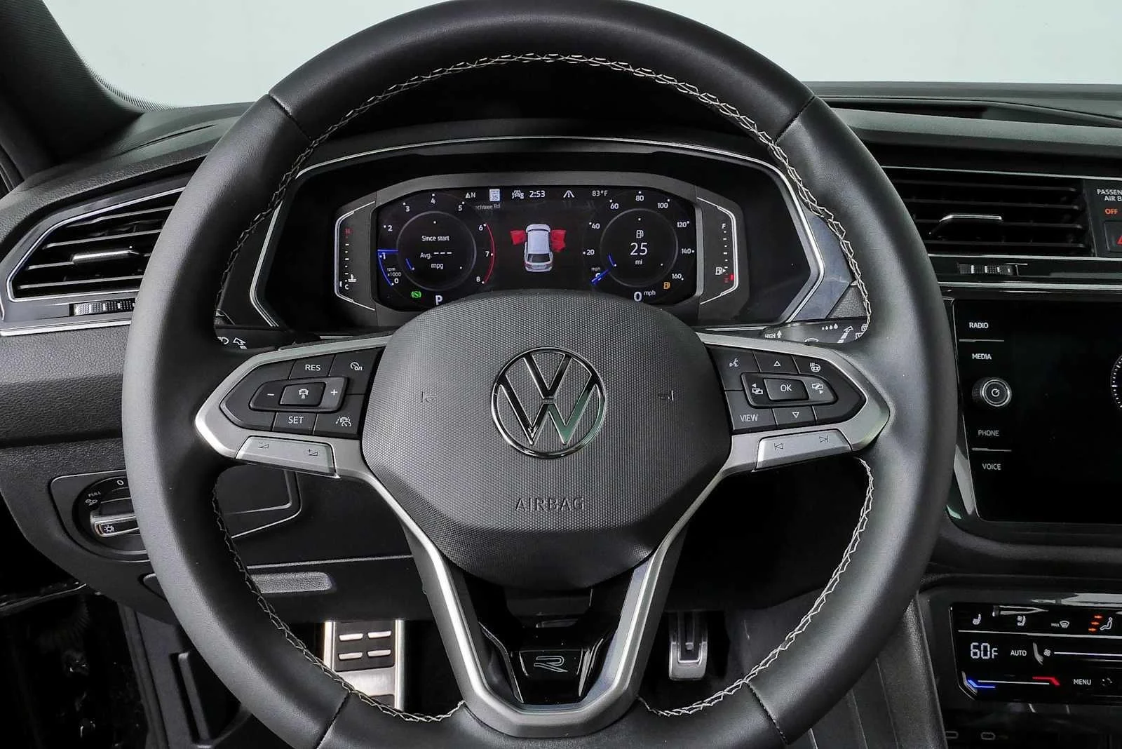 Certified Used 2023 Deep Black Pearl Volkswagen SEL R-Line image 9