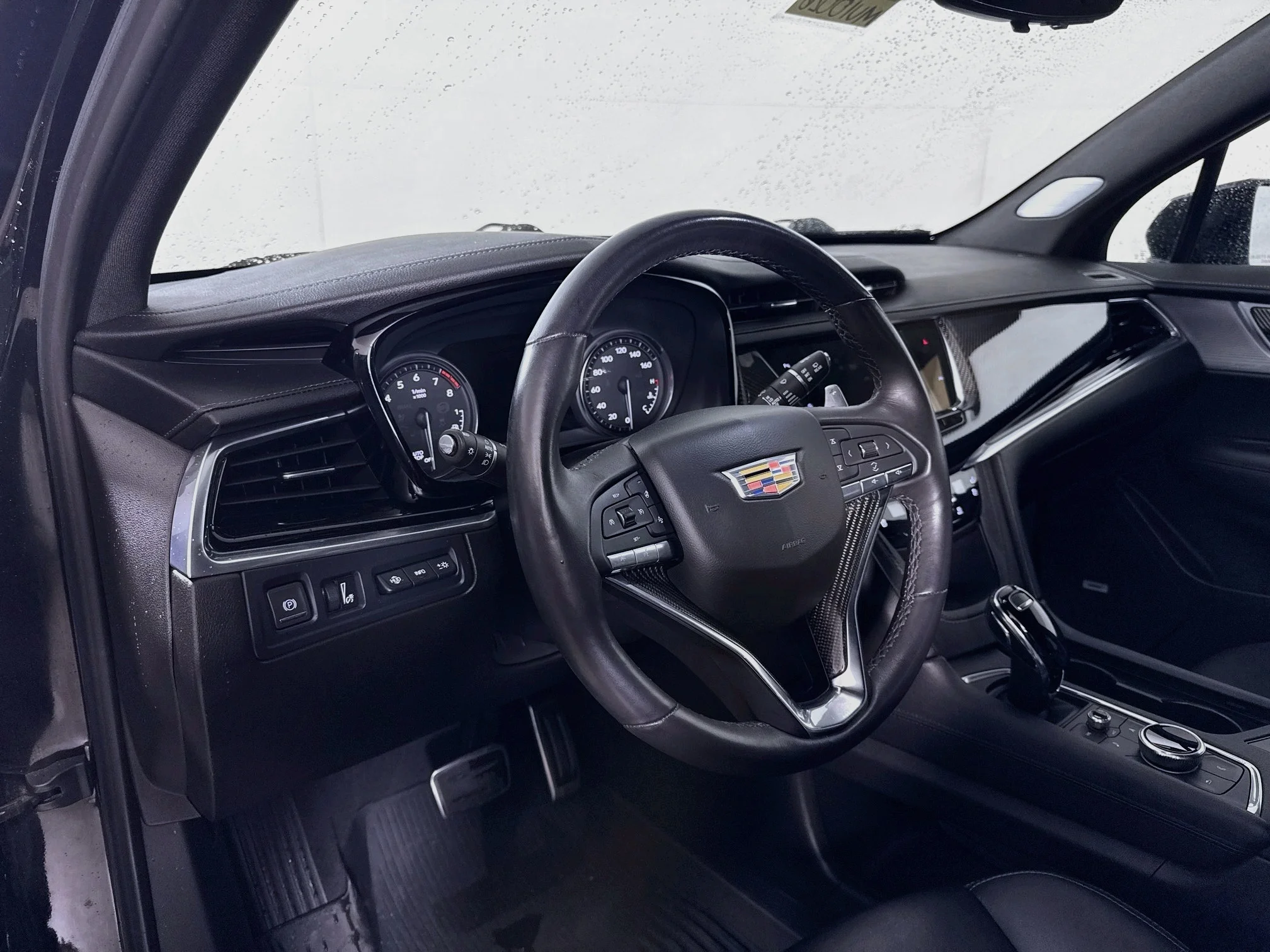 Used 2023 Stellar Black Metallic Cadillac AWD Sport image 9