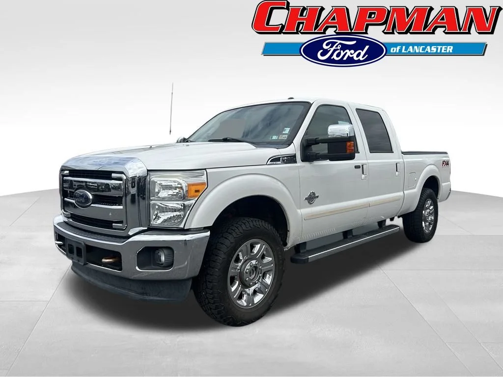 Used 2016 White Platinum Clearcoat Metallic Ford Lariat image 1