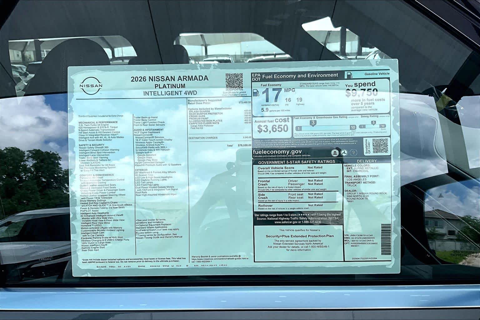 New 2026 Alpine Metallic Nissan Platinum image 19