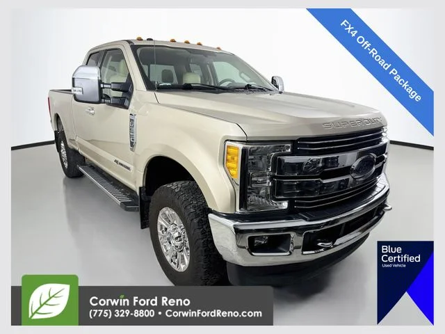 Certified Used 2017 White Gold Metallic Ford Lariat image 1