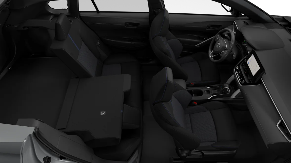 New 2025 Sonic Silver/Jet Black roof Toyota Hybrid SE image 8