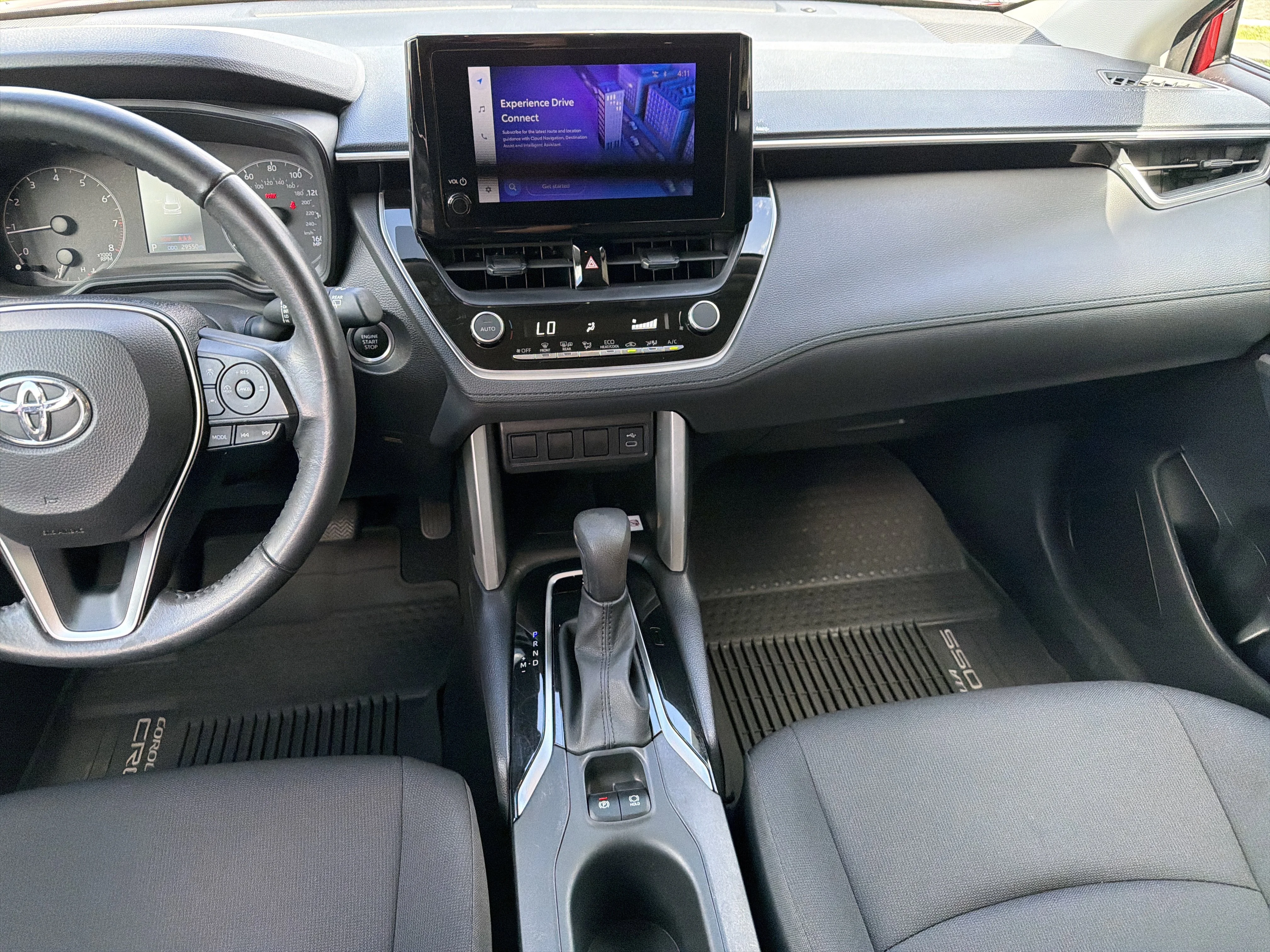 Used 2023 Barcelona Red Metallic Toyota LE image 16