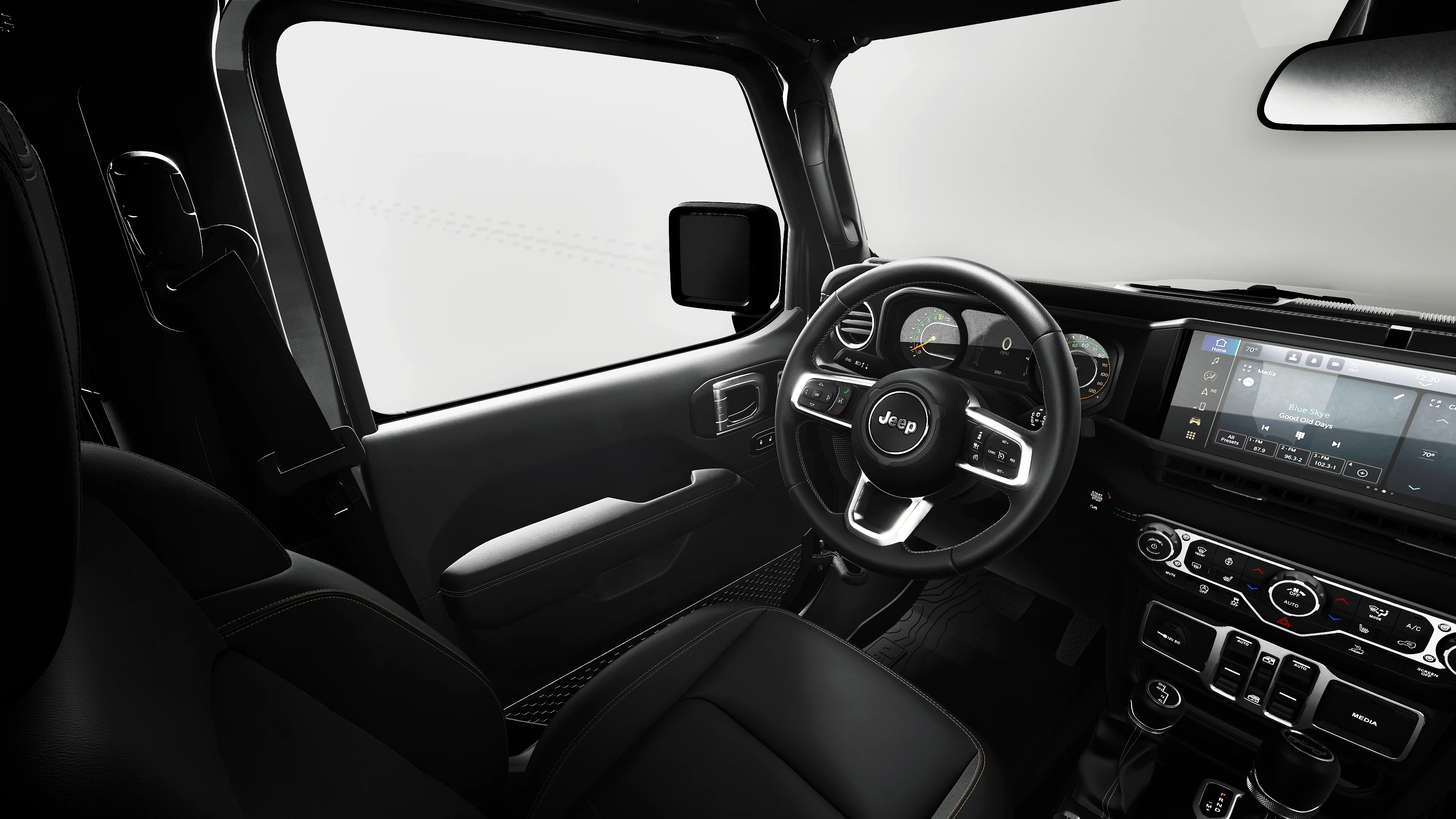 New 2027 Black Clear-Coat Paint Jeep Sahara image 8