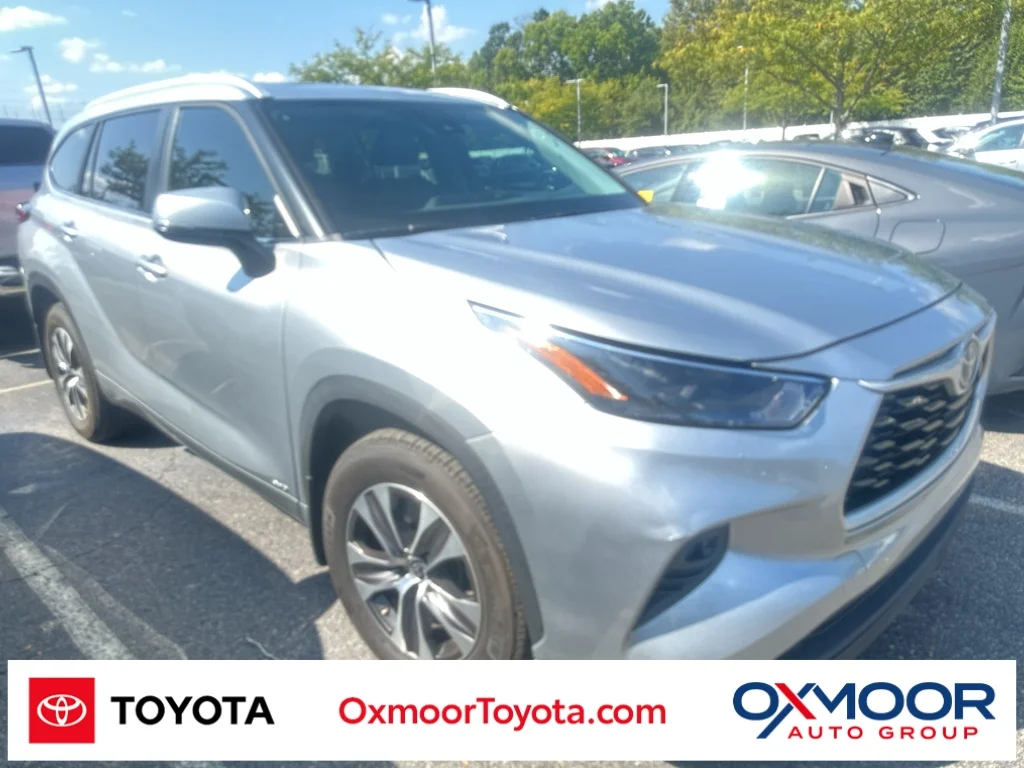 Used 2023 Celestial Silver Metallic Toyota Hybrid XLE image 1