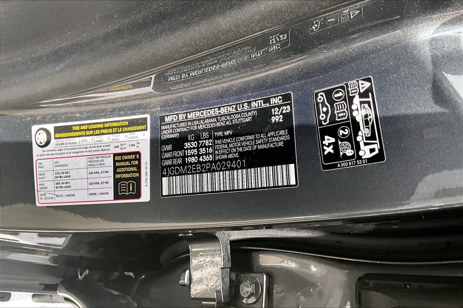 Used 2023 Selenite Grey Metallic Mercedes-Benz EQS 450 image 35