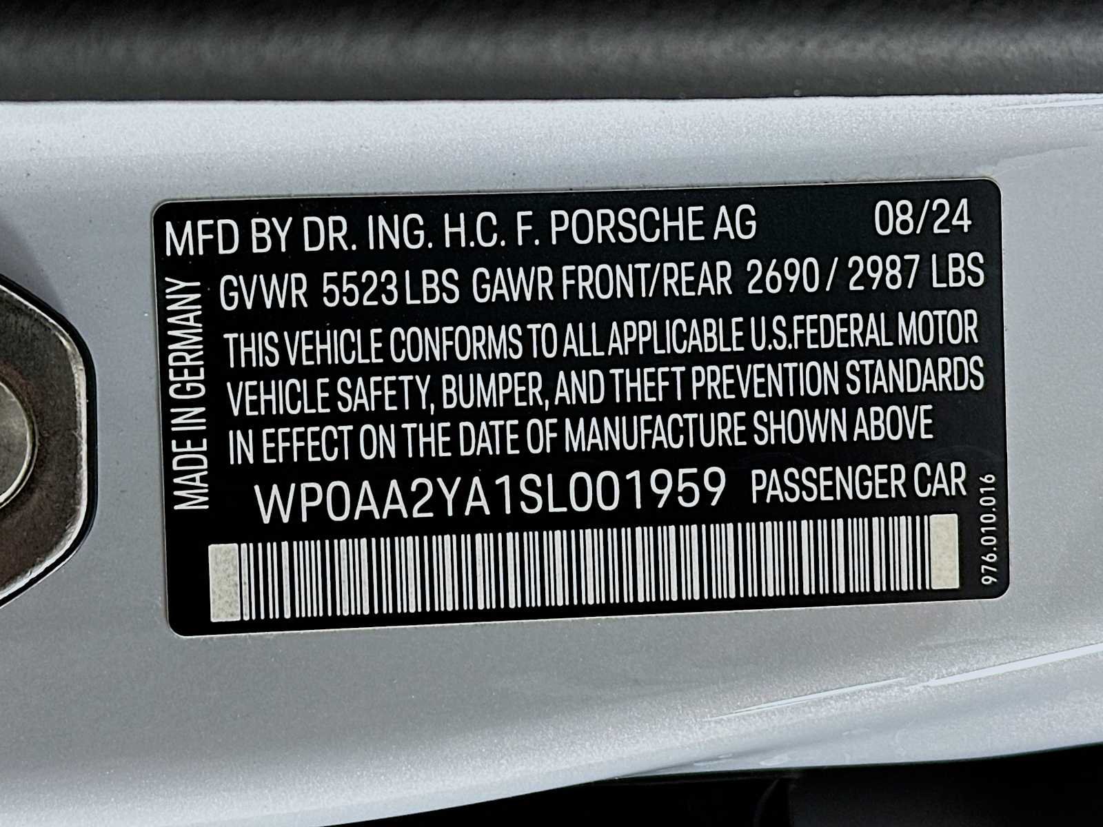 Certified Used 2025 Ice Grey Metallic Porsche  image 31