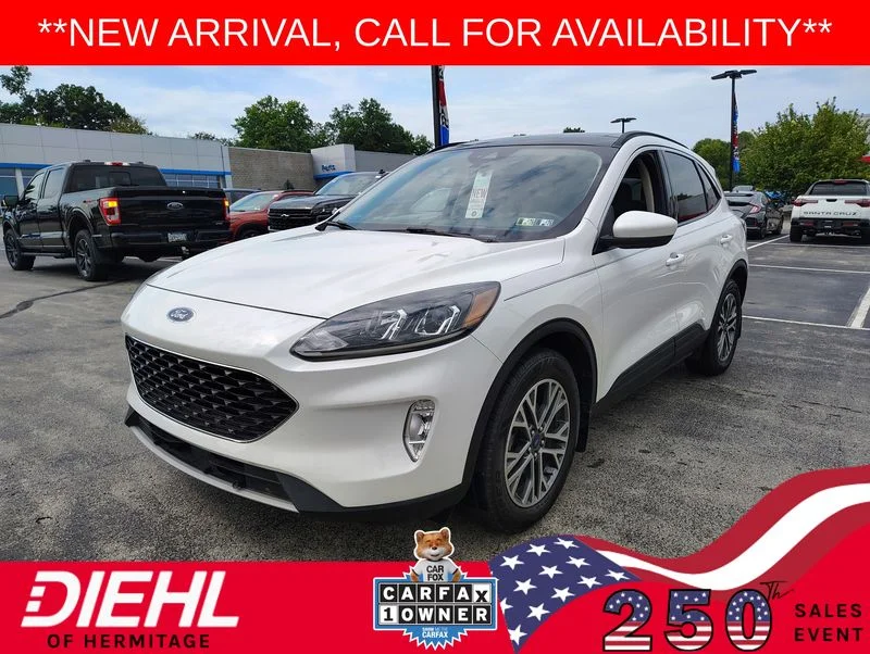 Used 2020 White Ford SEL image 1