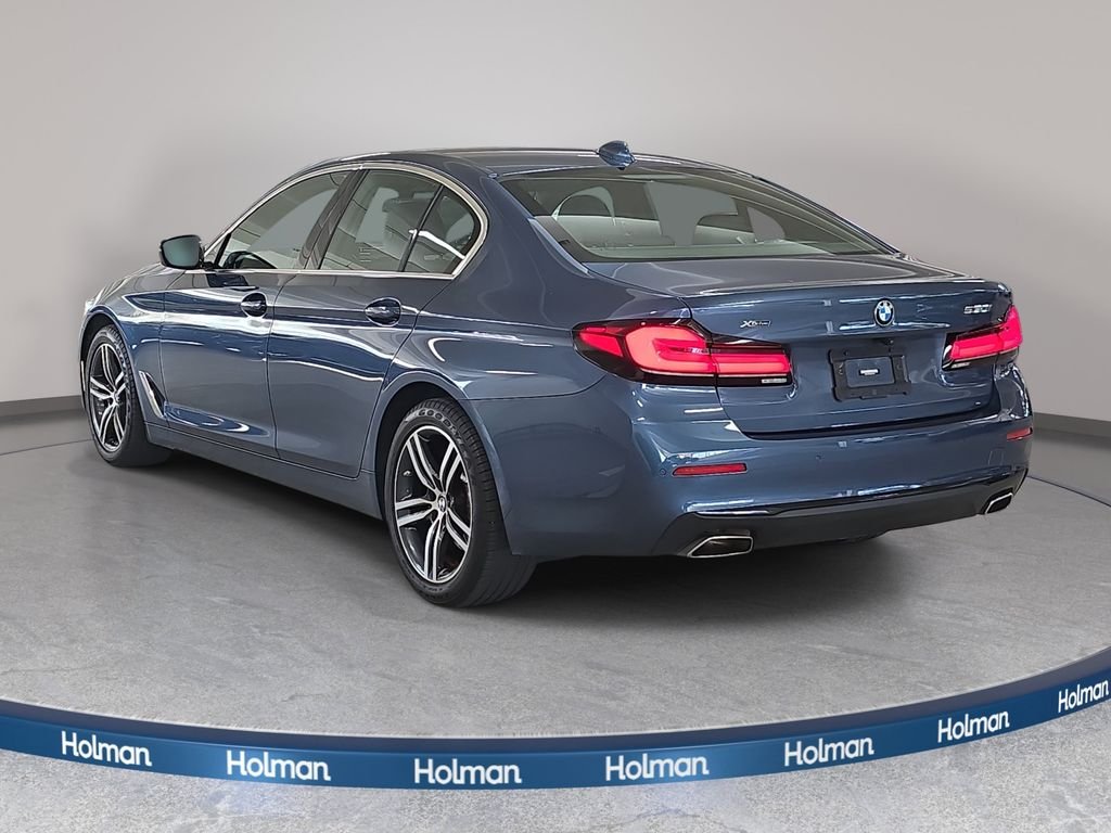 Certified Used 2023 Arctic Race Blue metallic BMW 530i xDrive image 9