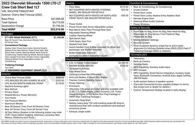 Certified Used 2022 Red Chevrolet LT image 24