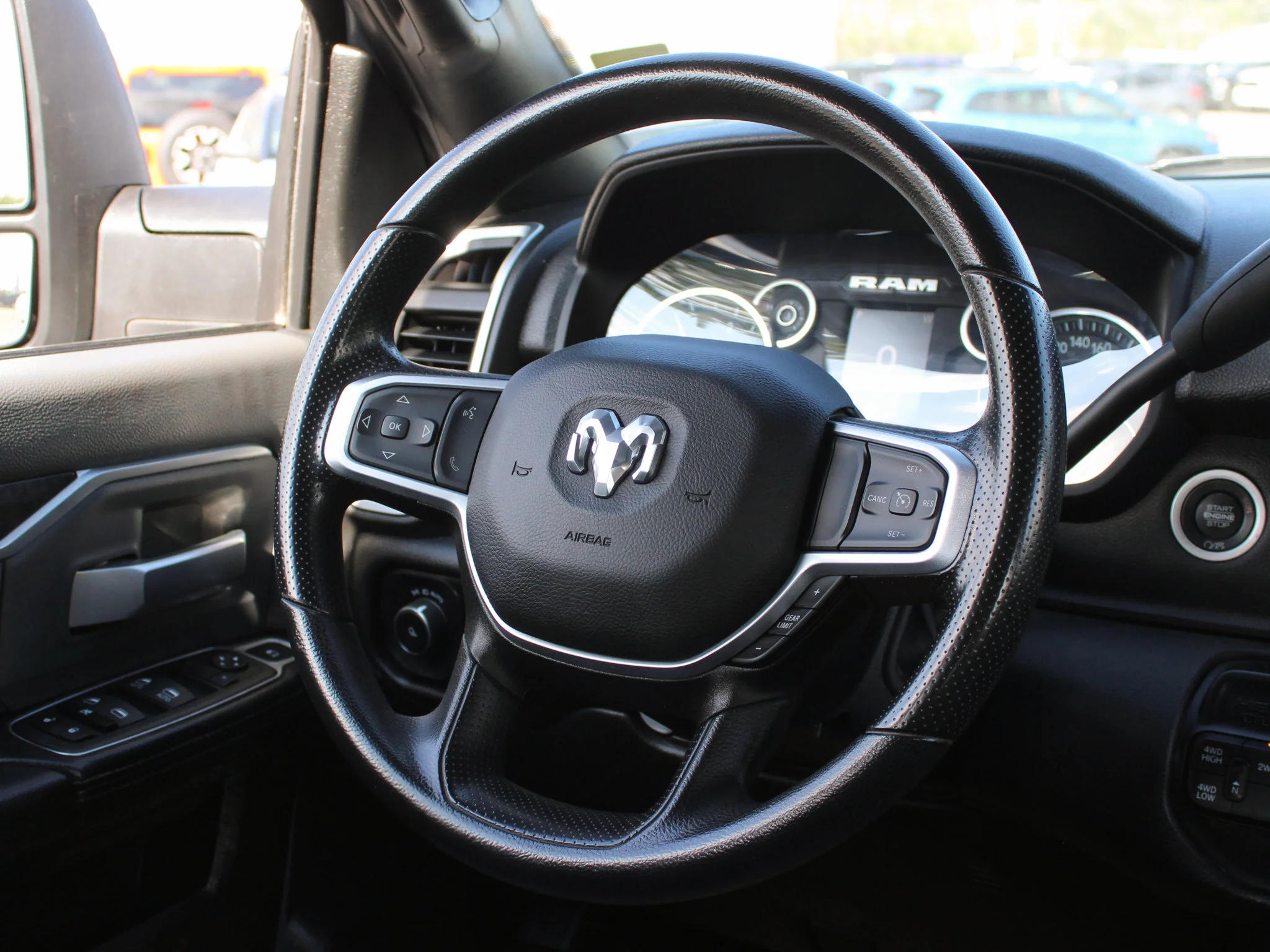 Certified Used 2023 White RAM Big Horn*No Accidents | Long Box | Backup Camera | Remote Start | Rear Air Suspension | Diesel image 6