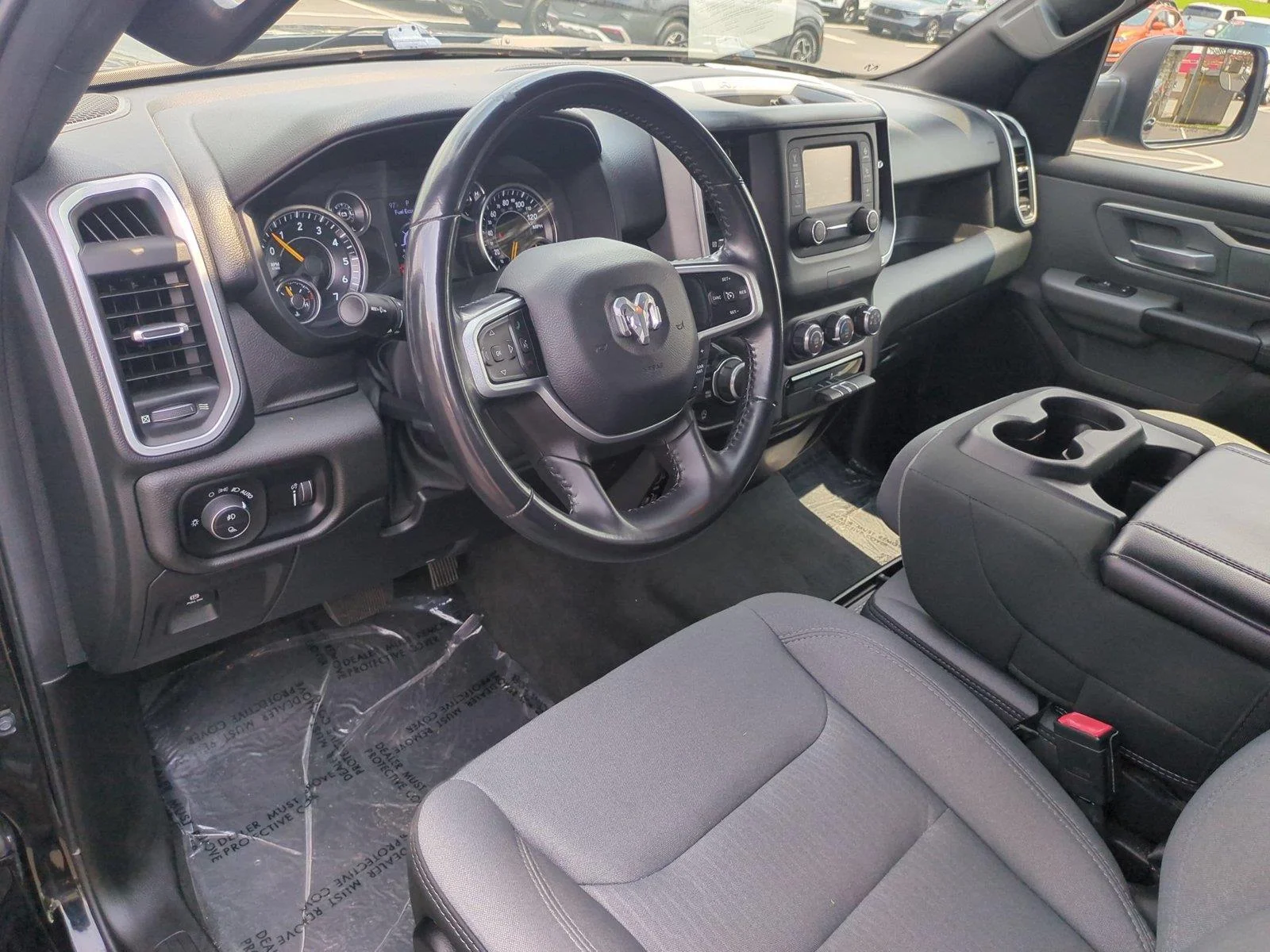 Used 2022 Diamond Black Crystal Pearlcoat Ram Big Horn image 19