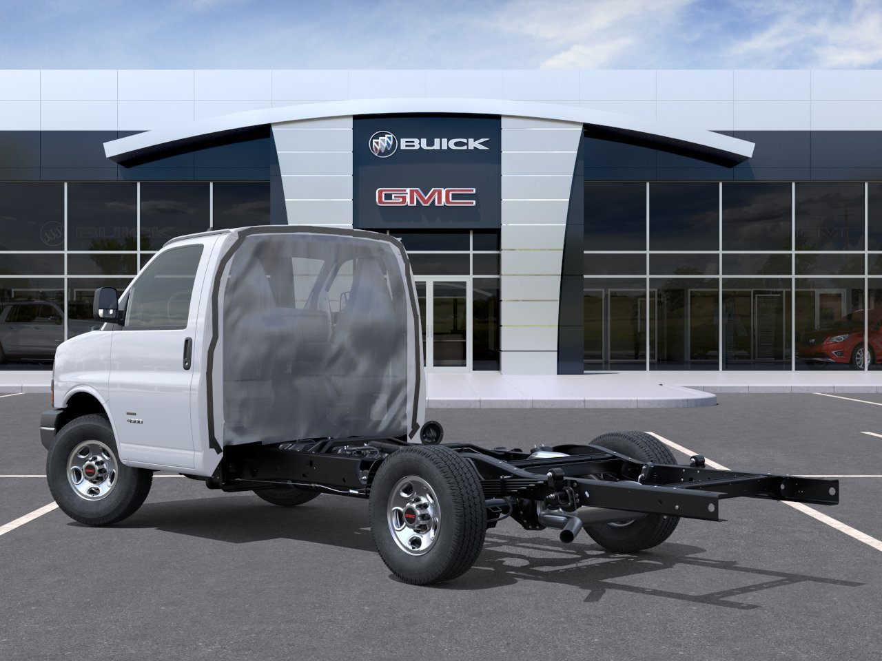 New 2025 Summit White GMC 1WT image 3