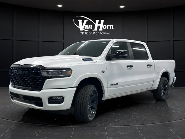 New 2026 Bright White Clear-Coat Exterior Paint RAM Big Horn/Lone Star image 3