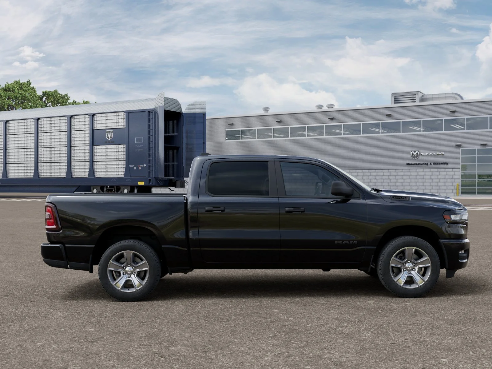 New 2026 Diamond Black Crystal Pearlcoat RAM Express image 12